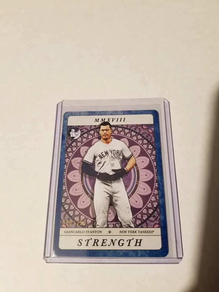 2018 Gypsy Queen Tarot of the Diamond Giancarlo Stanton Indigo Parallel 50/250 - Image 1 of 1