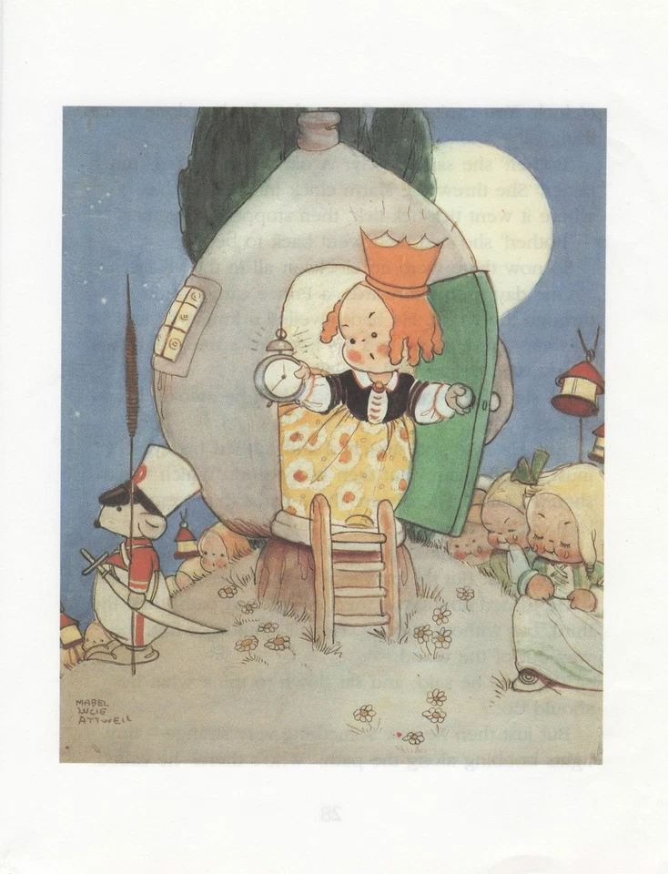 MABEL LUCIE ATTWELL ENCANTADOR LIBRO ORIGINAL IMPRESO DE LA REINA DE LOS 90 Foto 1 de 1