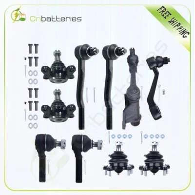 New 10PCS Front Suspension Kit Ball Joint Tie Rod For 86-1989 TOYOTA PICKUP 4WD - Image 1 of 4