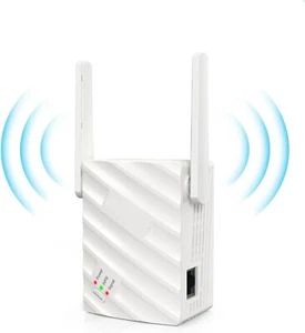 WiFi Repeater 1200Mbps White Wireless Extender Easy Installation (UK Plug)-UK - Picture 1 of 7