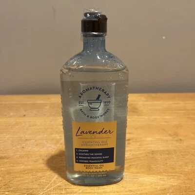 NUEVO Bath & Body Works Aromaterapia Lavanda Aceite Esencial Jabón Corporal 10 Fl Oz Foto 1 de 4