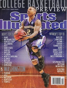 ISAIAH THOMAS SIGNED SPORTS ILLUSTRATED MAGAZINE DEC 2010 RARE! HUSKIES! NO LBL! - Picture 1 of 1