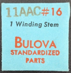 NOS NEW Genuine Bulova Cal. 11AAC # 16 Winding Stem - Vintage Watch Part - Picture 1 of 2