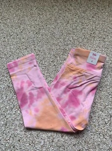 Justice Girls Size 8 CaRmine Pattern Crop  Leggings New With Tags - Picture 1 of 5