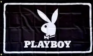 Playboy Bunny 3 x5 Flag 3x5 Banner Gift Dorm Frat Man Cave Dad Mom Sorority Fun - Picture 1 of 6