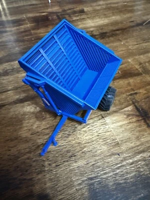 1/64 Custom Blue Armadas Dump Cart Farm Toy  - Image 1 of 4