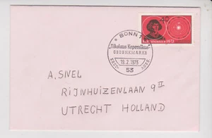 Germany BRD Bundespost 1973 MI-758 auf brief Erstausgabetag-Stempel Bonn - Foto 1 di 1