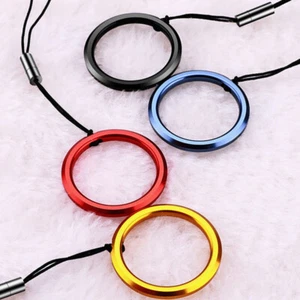 10 Pcs Phone Strap Hand Grip Case Ring Buckle Finger Lanyard Holder Cell - Photo 1/12