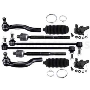 For 2006-2015 Toyota RAV4 10 Pcs Front Outer Tie Rod End Link Sway Bar End Kits - Picture 1 of 11
