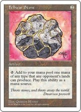 WOTC MtG 5th Ed Fellwar Stone (U) NM