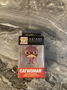 Funko Pocket Pop San Valentín Llavero Catwoman Vinilo Cabeza Bobble Figura Llavero - Imagen 1 de 2