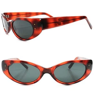 Vintage Old Fashioned Tortoise Damen Small Rockabilly Cat Eye Sonnenbrille B93 - Bild 1 von 4
