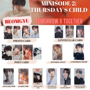 Tarjeta fotográfica TXT BEOMGYU MAÑANA X JUNTOS MINISODO 2: JUEVES NIÑO - Imagen 1 de 71