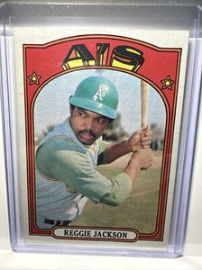 1972 Topps Baseball #435 Reggie Jackson