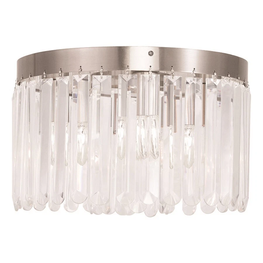 Livex Lighting Ashton Flush Mounts, Brushed Nickel - 50553-91 - Image 1 of 1