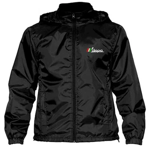 Vespa Scooter Bestickte Regenjacke Jacke Premium-Qualität- 296-WR800 - Bild 1 von 2