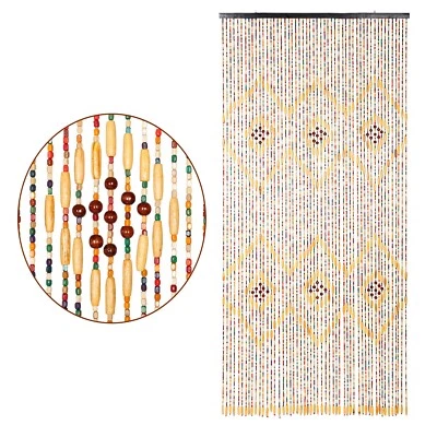 Perlenvorhang Türvorhang als Dekoration & Insektenschutz 90x200cm 52 Stränge  - Bild 1 von 4