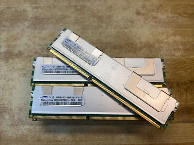 11x Samsung M393B5170EH1-CH9 4GB DDR3 PC3-10600R 2Rx4 Server RAM 11x 4GB=44GB - Image 1 of 3