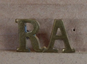 WW1 Royal Artillery shoulder title Genuine - Picture 1 of 4