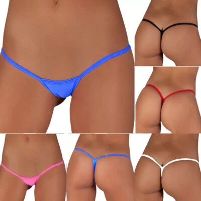 5er Pack Damen Mini Sexy Tanga Micro G-String Unterwäsche Höschen Dessous Set - Bild 1 von 4