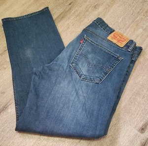 Levi's 559 Relaxed Straight Medium Denim Jeans Men Size 36 x 32 - Picture 1 of 3