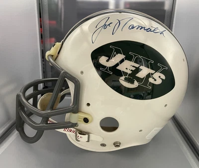 Joe Namath Signed Autographed Full Size Authentic Helmet Jets JSA COA - Image 1 of 4