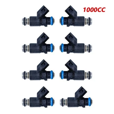 ТОПЛИВНЫЕ ФОРСУНКИ X8 1000CC TURBO ДЛЯ 08-13 CHEVROLET SILVERADO-1500 GMC SIERRA 96 ФУНТОВ - Изображение 1 из 4