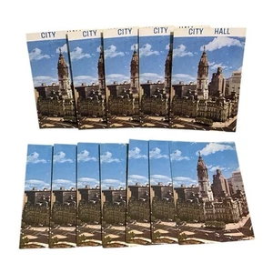 Lot of 12 Vintage City Hall Philadelphia Pennsylvania Postcard Art Color Unused - Picture 1 of 6