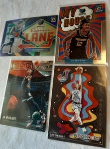 Ja Morant 4 Karten Lot Inserts, Memphis Grizzlies My House Express Lane Zero G - Bild 1 von 12