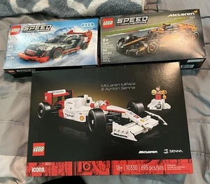 Lego Set Bundle Deal - 3 Lego Race Car Sets - Picture 1 of 2