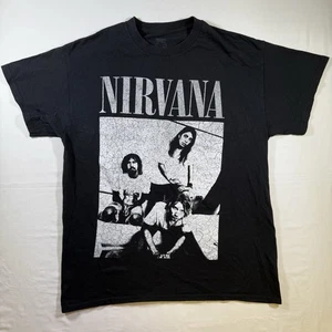 Nirvana T-Shirt Herren Größe M schwarz Kurt Cobain Dave Grohl Band - Bild 1 von 5