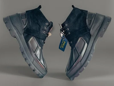 Polo Ralph Lauren Boots Mens  Black Oslo Low BT WP Waterproof Duck 11721 - Image 1 of 4