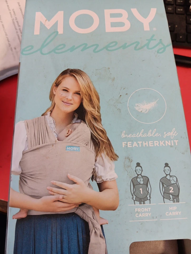Moby Wrap Portabebés Elemento Portabebés Para Recién Nacidos y Bebés 8-33lbs Foto 1 de 1