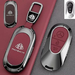 LEATHER Remote Smart Key Case Cover For Mercedes-Benz Maybach S480 S680 GLS S400 - Picture 1 of 8