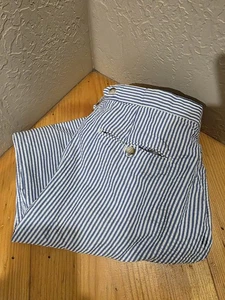 Pantalones plisados vintage Kenneth Gordon 34x30 Seersucker para hombre hechos en EE. UU. - Imagen 1 de 7