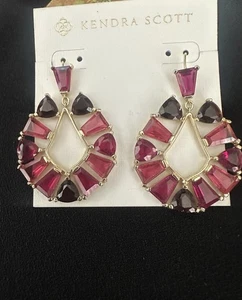 Orecchini Kendra Scott Blair/Oro/Lampone - Foto 1 di 4