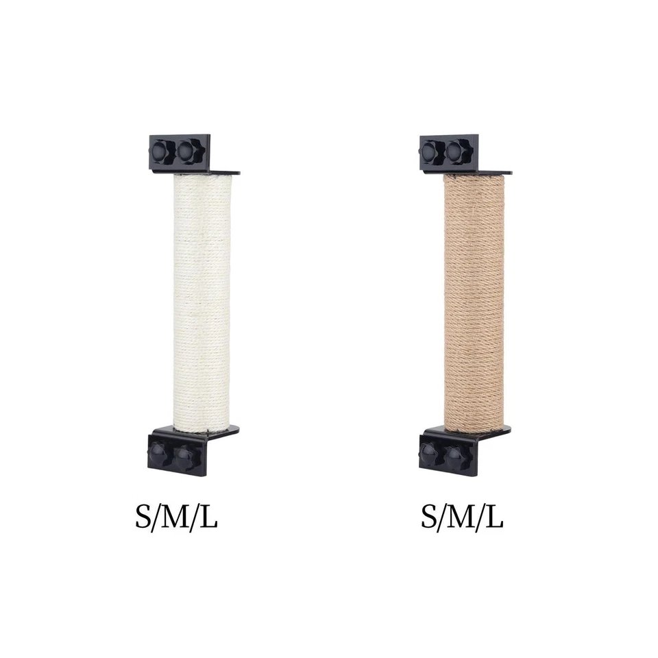 Wall Mounted Cat Scratch Post Sisal Rope Scratcher Climbing for Indoor Cats - Image 1 of 1