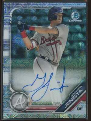 Greyson Jenista 2019 Bowman Chrome Mega Refractor Auto RC  - Image 1 of 2