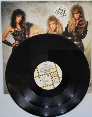 Vixen – Cryin' 1988 limited 12" vinyl record in poster sleeve - Image 1 of 4