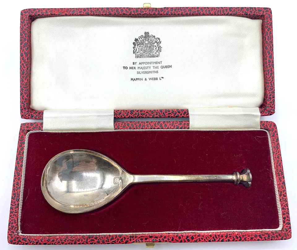 Pudsey Spoon Sterling Silver Reproduction Mappin & Webb Tudor Rose Seal - Image 1 of 4