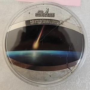 Muonionalusta Meteorite 1 kilo UNC Pure Meteorite Coin 50$ Niue 2021 - Picture 1 of 7