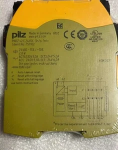 1PCS PILZ 751102 PNOZ s2 24VDC safety relay - Picture 1 of 2