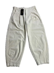 Polo Ralph Lauren Girls 10 Corduroy Carrot Jean Pants Ivory High Waisted NWT $89 - Picture 1 of 13