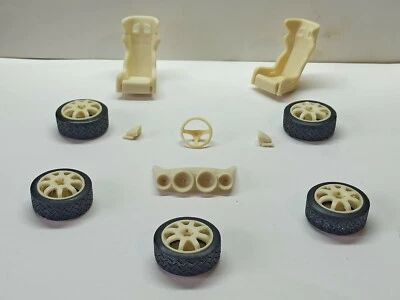 Allestimento Rally Renault Clio Night 1/18  Transkit Norev Ottomodels Accessori  - Immagine 1 di 4