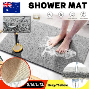 Hydro Wonder Super Comfy Shower Mat Non Slip Never Stains or Blocks Drain 5 Size - Picture 1 of 15