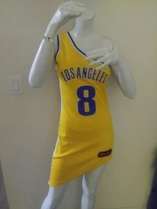 Jersey Dress sport dress Rare find 90s hip hop naked Jeans Los Angeles #8 - Picture 1 of 3