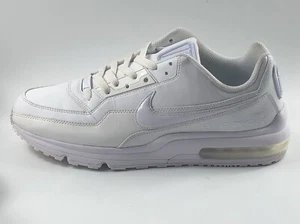 Nike Air Max LTD 3 Mens 11.5 Triple White 687977-111 Training Athletic Shoes - Picture 1 of 9