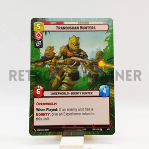 STAR WARS UNLIMITED SHADOWS OF THE GALAXY 409 C Trandoshan Hunters Hyperspace - Picture 1 of 1