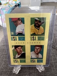 2014 Panini Golden Age NOLAN RYAN JACKSON MAZEROSKI ASHBURN Star Stamps No. 11!