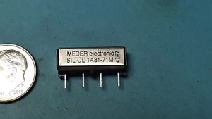 ( 4 pcs ) SIL-CL-1A81-71M Reed Relay 5VDC 1A MEDER ETECTRONICS - Picture 1 of 2